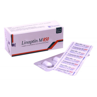 Picture of Linaptin M 2.5/850 Tablet